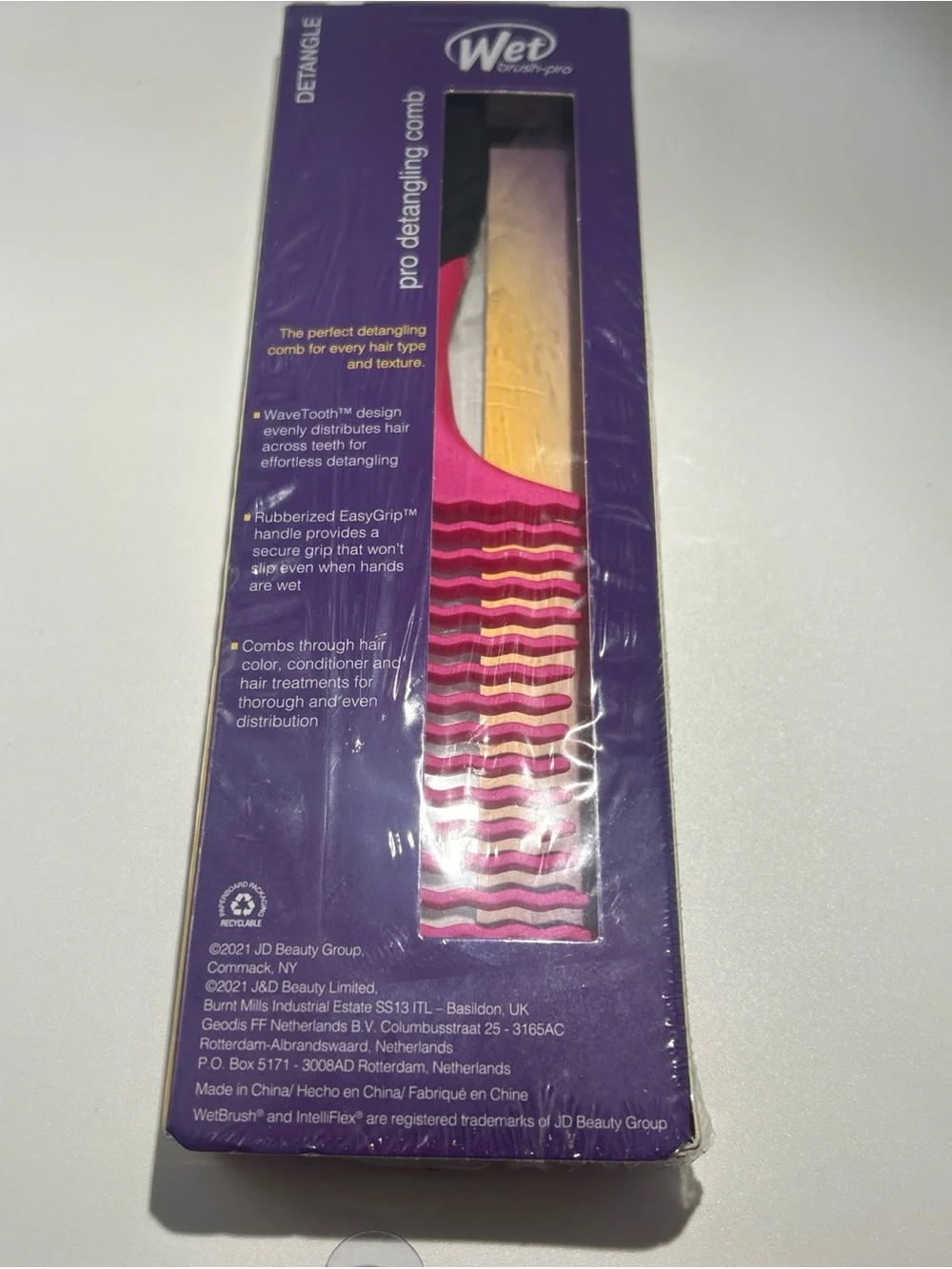 WetBrush Pro Detangling Paddle Brush - Hot Pink
